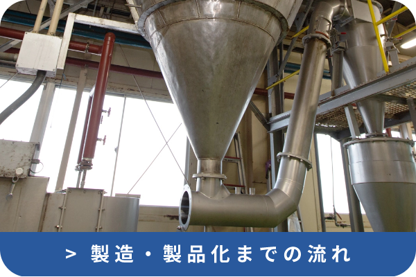 仙波糖化工業製造製品化までの流れ